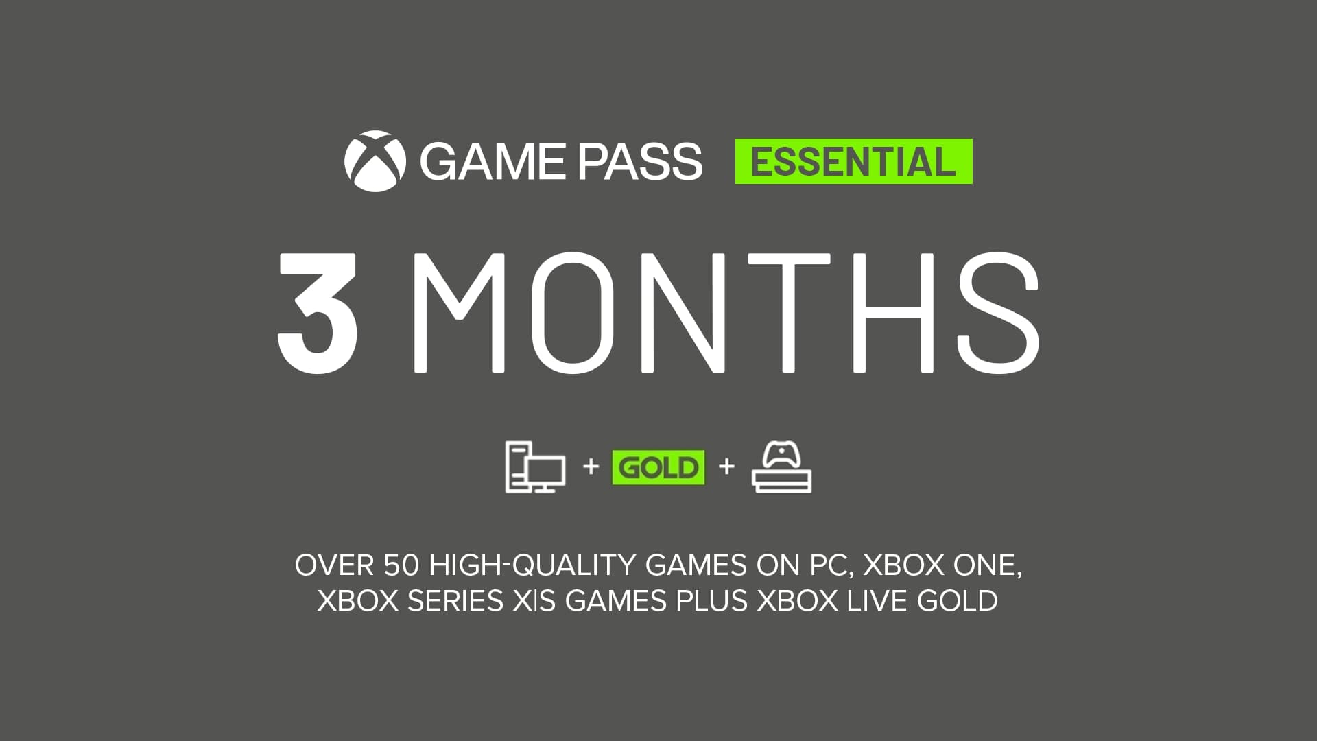 Xbox Game Pass Essential - 3 Months