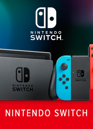 H/ Nintendo Switch Azul Neon Rojo Neon v1.1