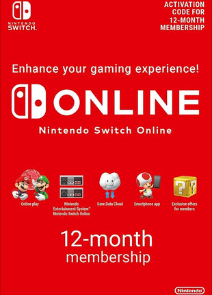 Nintendo Switch Online 12 Meses Individual [EU]