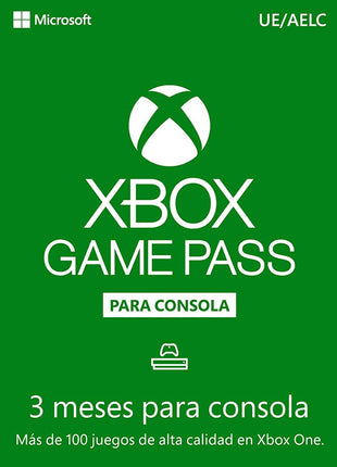 Xbox Game Pass 3 meses EU