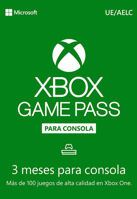 Xbox Game Pass 3 meses EU