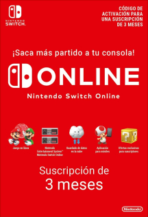 S/ Nintendo Switch Online 3 Meses [EU]