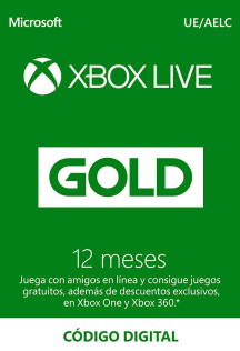 Xbox Live Gold Suscripción 12 meses EU